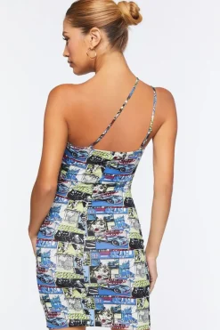 Comic Book Graphic Mini Dress
