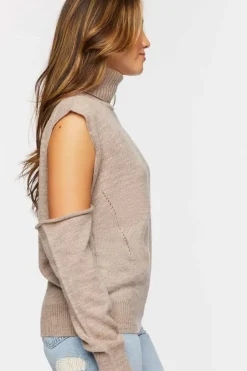 Convertible Open-Shoulder Sweater