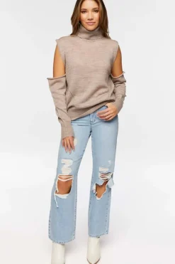 Convertible Open-Shoulder Sweater