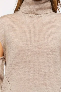 Convertible Open-Shoulder Sweater