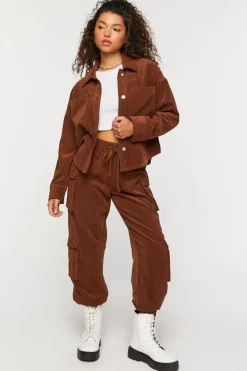Corduroy Cargo Joggers