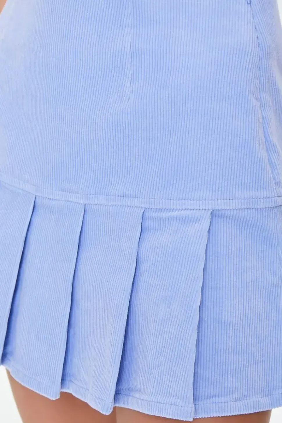 Corduroy Drop Waist Mini Skirt