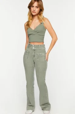 Corduroy Flare Pants