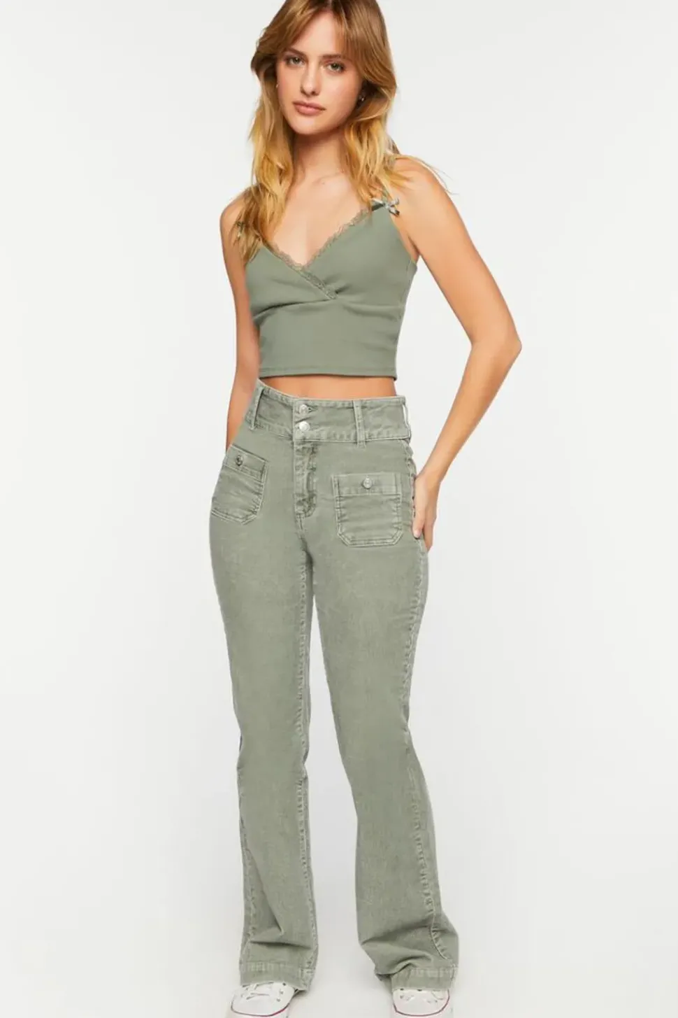 Corduroy Flare Pants
