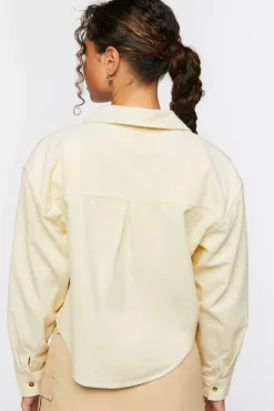 Corduroy High-Low Shacket