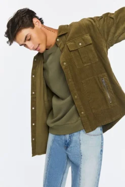 Corduroy Long-Sleeve Shirt