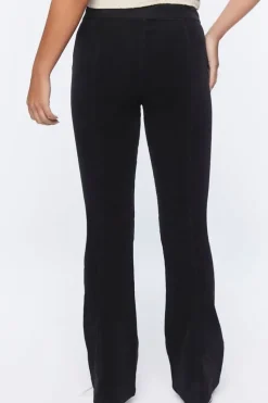 Corduroy Mid-Rise Flare Pants