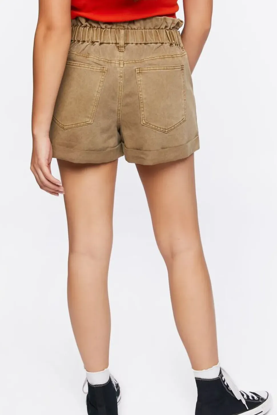 Corduroy Paperbag Shorts