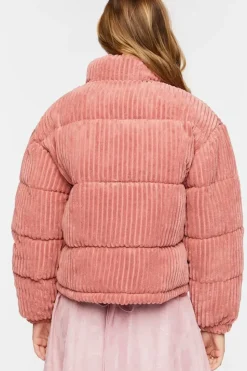 Corduroy Puffer Jacket