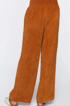 Corduroy Wide-Leg Pants