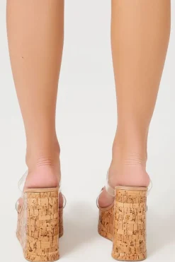 Cork Dual-Strap Wedges