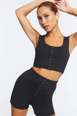 Corset Crop Top & Shorts Set
