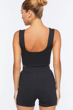 Corset Crop Top & Shorts Set