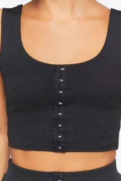 Corset Crop Top & Shorts Set