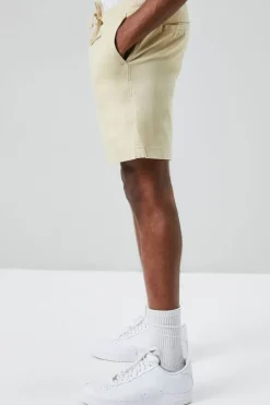 Cotton-Blend Drawstring Shorts