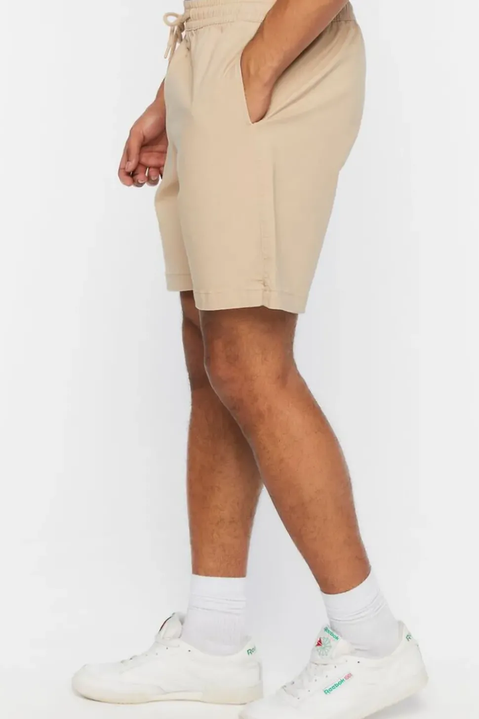 Cotton-Blend Drawstring Shorts