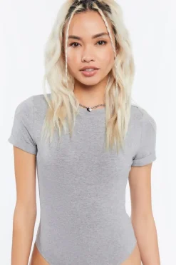 Cotton-Blend Tee Bodysuit