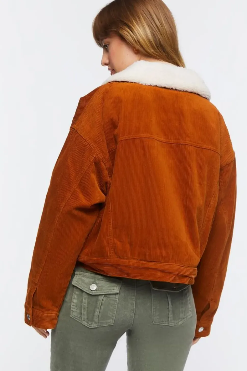 Cotton Faux Shearling Jacket