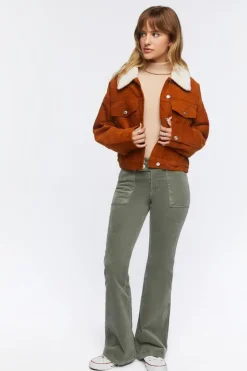 Cotton Faux Shearling Jacket