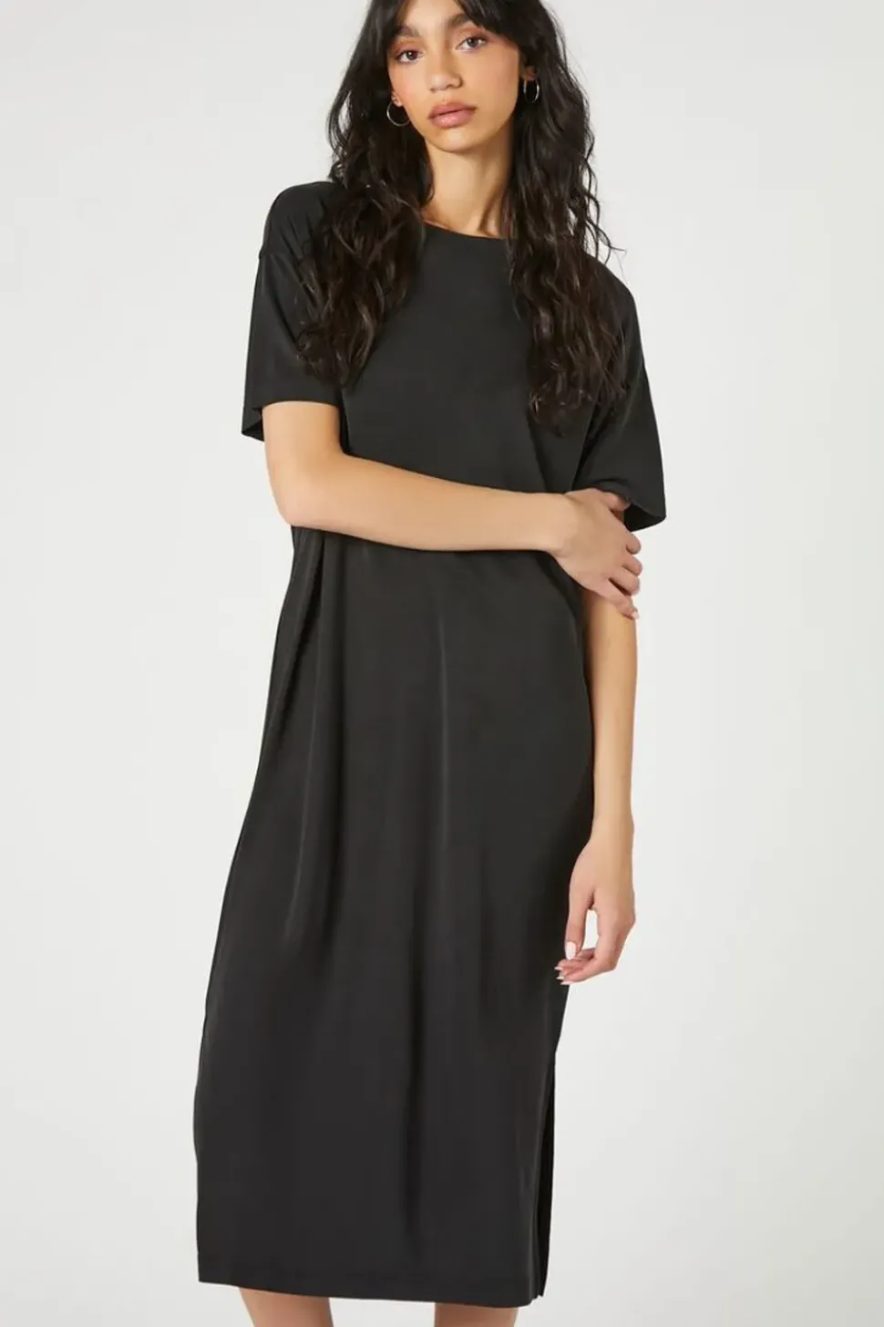 Cotton Midi T-Shirt Dress