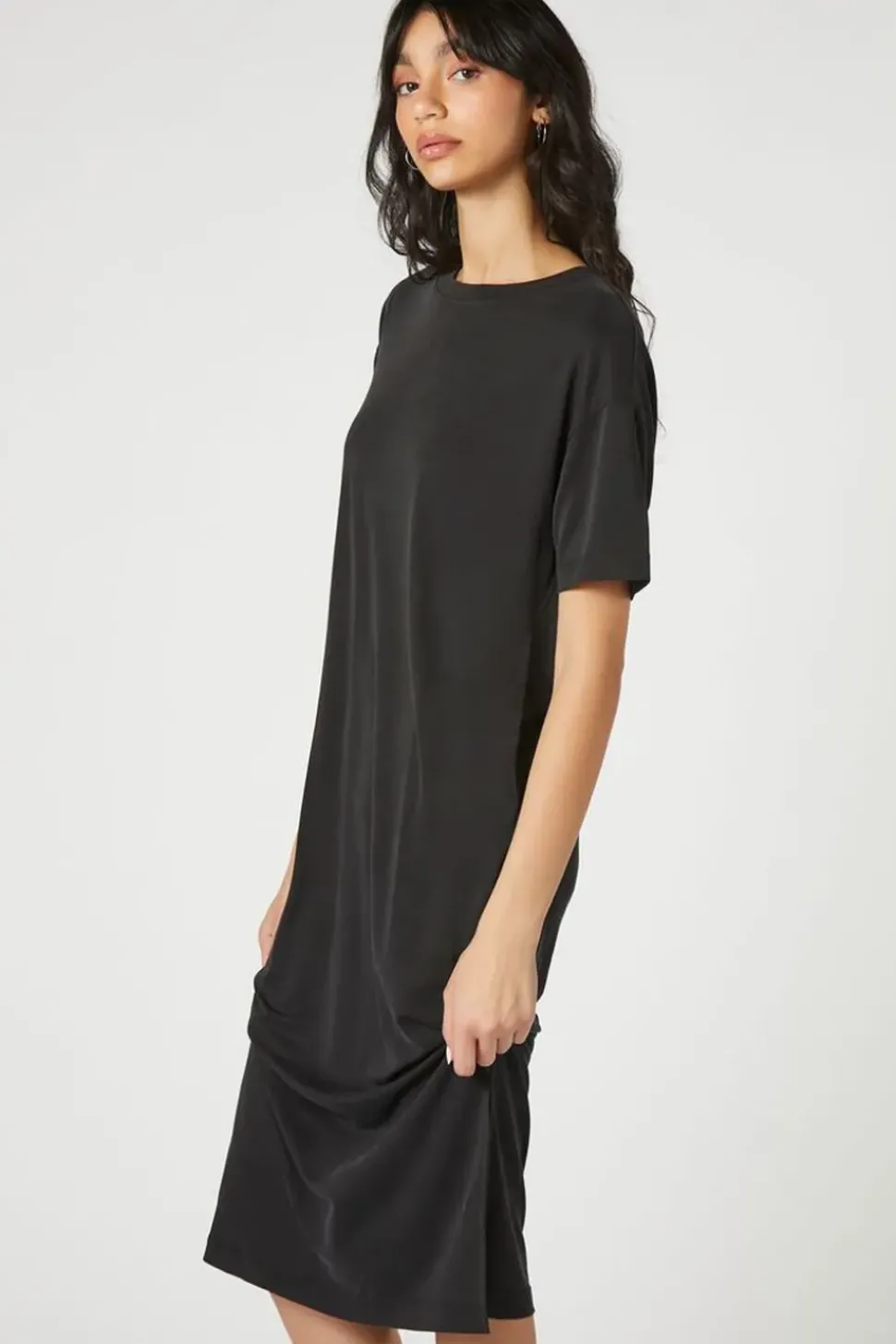 Cotton Midi T-Shirt Dress