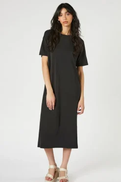 Cotton Midi T-Shirt Dress