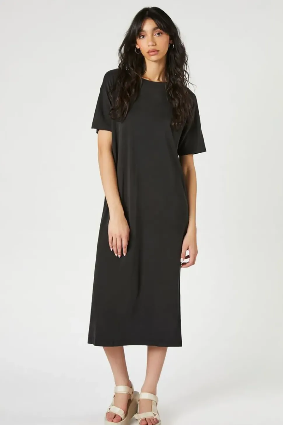Cotton Midi T-Shirt Dress
