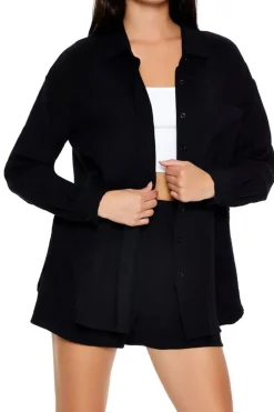 Cotton Poplin Shirt & Shorts Set