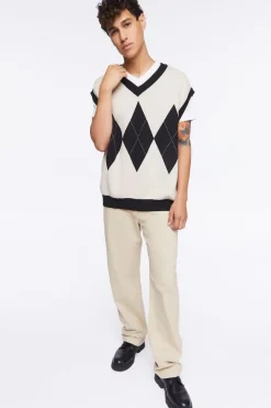Cotton Straight-Leg Pants