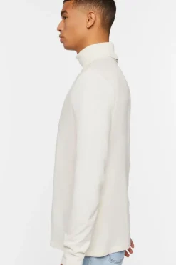 Cotton Turtleneck Top