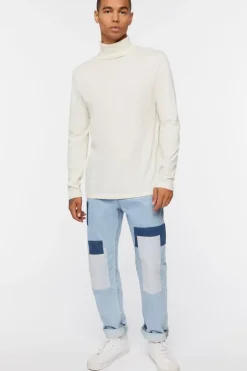 Cotton Turtleneck Top