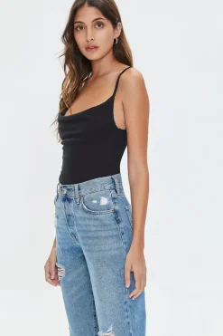 Cowl Neck Cami Bodysuit