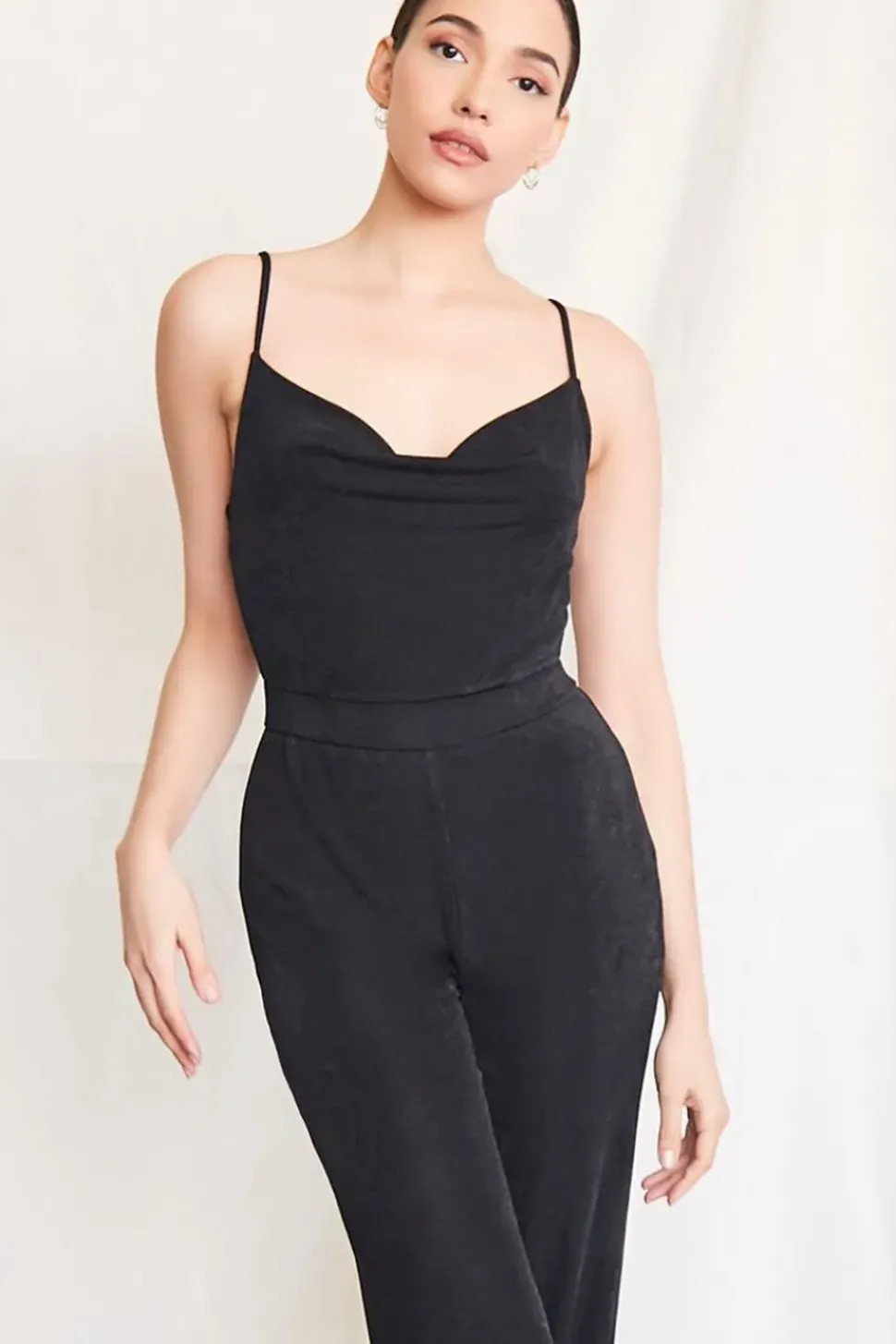 Cowl Neck Cami Jumpsuit