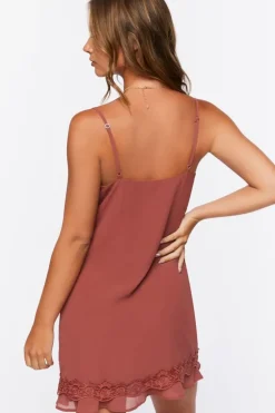 Cowl Neck Mini Dress