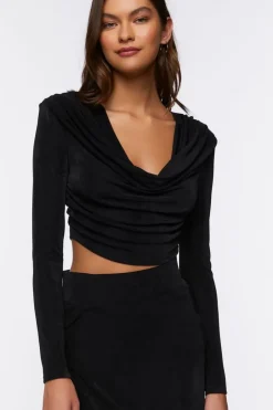 Cowl Neck Top & Maxi Skirt Set