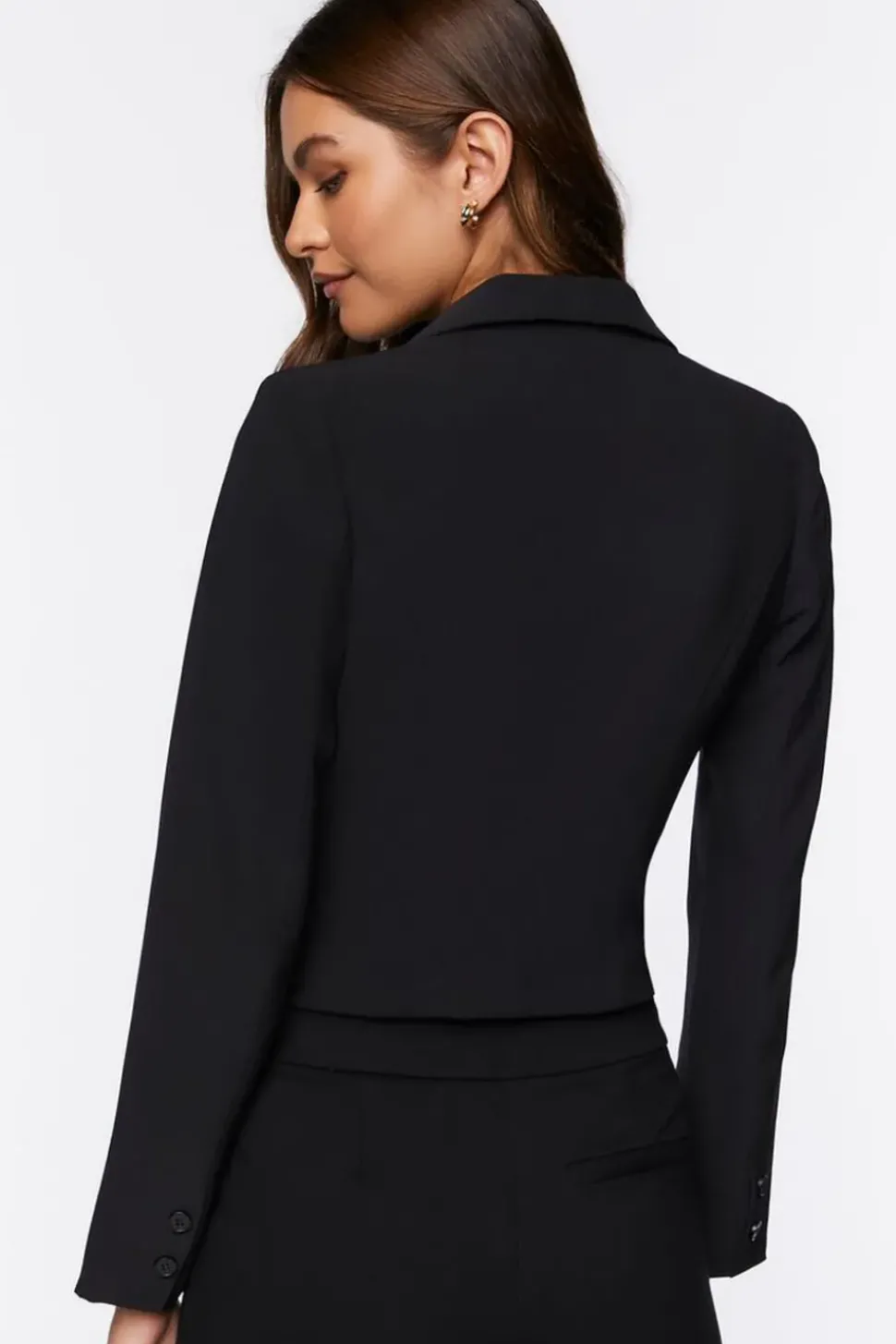 Crepe Blazer Bodysuit