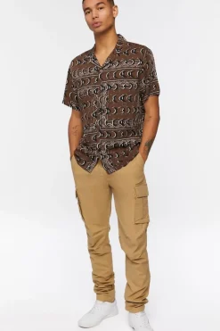 Crescent Moon Print Shirt