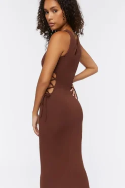 Crisscross Cutout Midi Dress