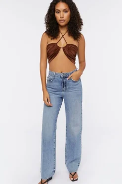 Crisscross Halter Bralette