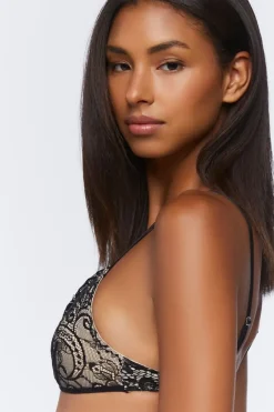 Crisscross Lace Bra