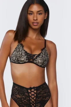 Crisscross Lace Cheeky Panties