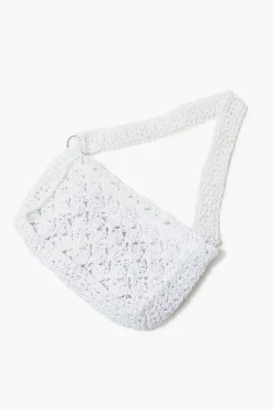 Crochet Baguette Shoulder Bag