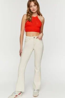 Crochet Crisscross Halter Crop Top