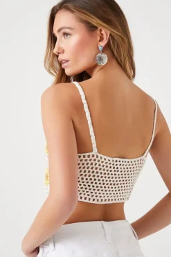 Crochet Daisy Cropped Cami