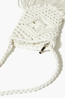 Crochet Fringe Crossbody Bag