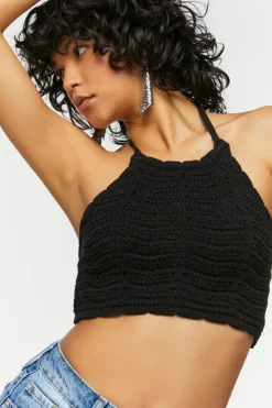 Crochet Halter Crop Top