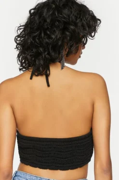 Crochet Halter Crop Top