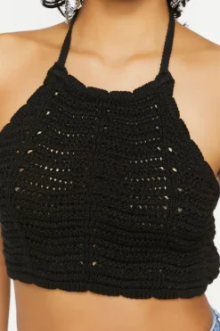 Crochet Halter Crop Top
