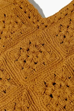 Crochet Knit Tote Bag