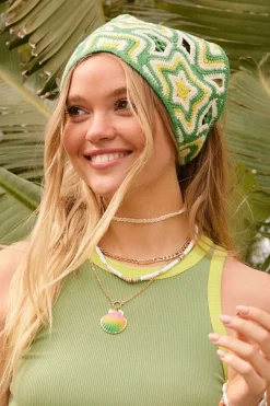 Crochet Star Bandana Headband